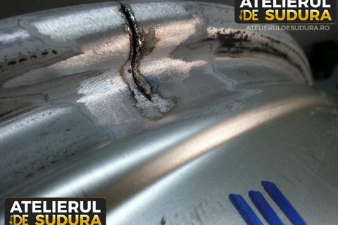 Sudura in aluminiu janta BMW 2